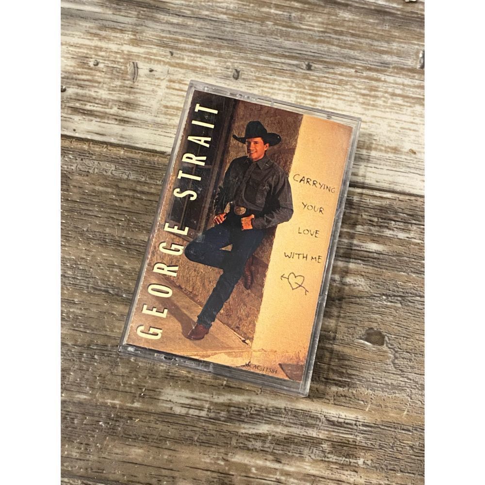 George strait - carrying your love with me. Cassette tape.